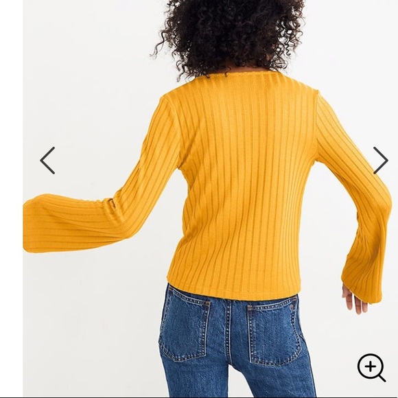 NWT Madewell cardigan bell sleeves, size S - Picture 3 of 7